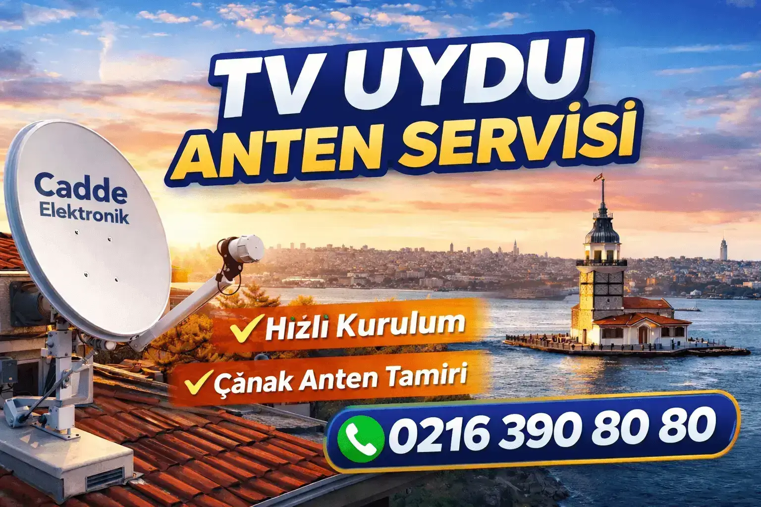 En Yakın Uydu Servisi - 7/24 Hızlı ve Garantili Hizmet